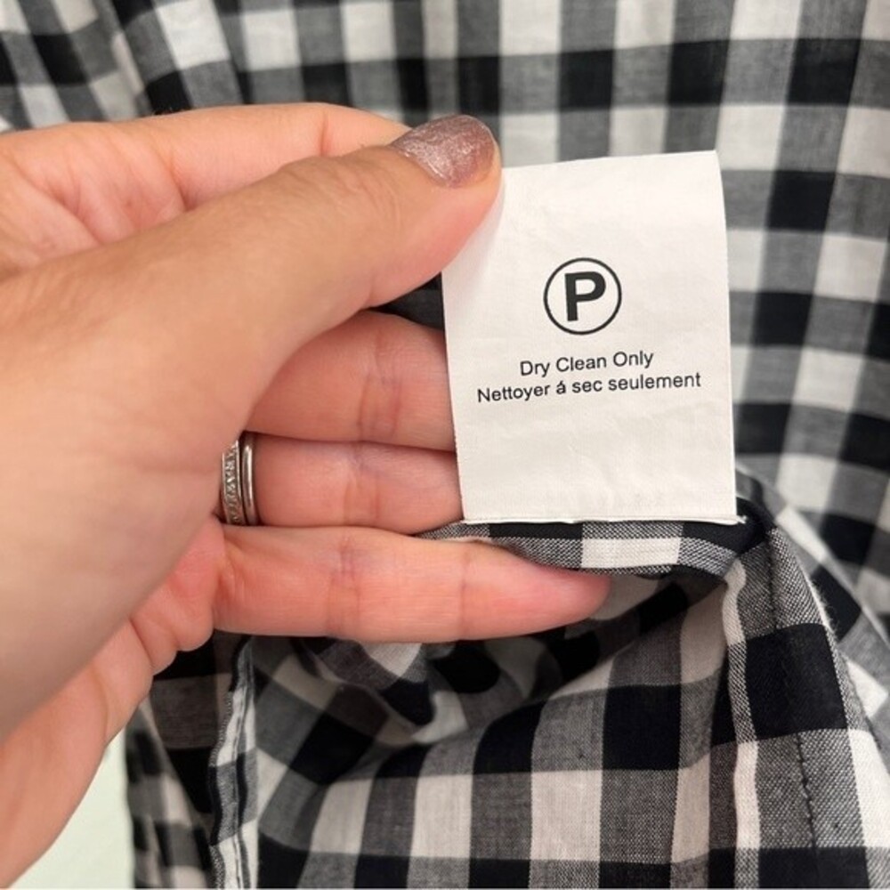 Anthropologie Pankaj and Nidhi Gingham Check Applique Cotton Top S NWOT - Picture 11 of 16